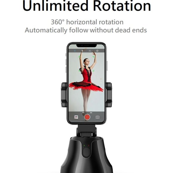 Portable All-in-one Smart Selfie Stick, 360° Rotates Auto Face & Object Tracking - Picture 12 of 12